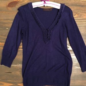 The Limited purple sweater size M